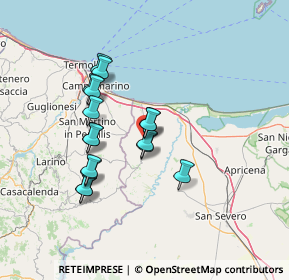 Mappa Viale Aldo Moro, 71010 Chieuti FG, Italia (12.60375)