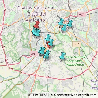 Mappa Montagnola, 00142 Roma RM, Italia (2.88467)