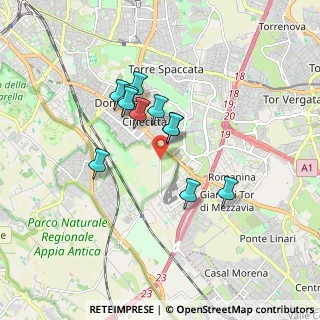 Mappa Capannelle, 00173 Roma RM, Italia (1.43727)