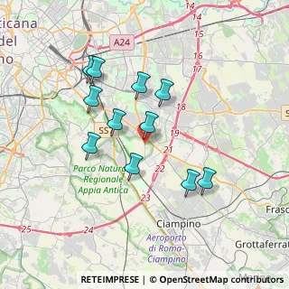 Mappa Capannelle, 00173 Roma RM, Italia (3.41)