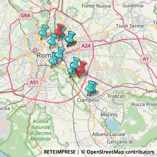 Mappa Capannelle, 00173 Roma RM, Italia (6.58571)