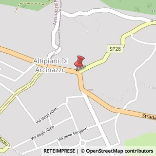 Mappa SR411, 24, 03010 Altipiani di Arcinazzo FR, Italia, 03010 Trevi nel Lazio, Frosinone (Lazio)