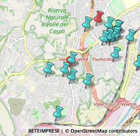 Mappa Via del Trullo, 00149 Roma RM, Italia (1.2555)