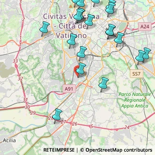 Mappa Via di Pian Due Torri, 00146 Roma RM, Italia (5.92)