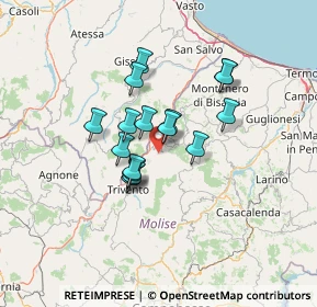 Mappa Unnamed Road, 86033 Montefalcone nel Sannio CB, Italia (10.39063)