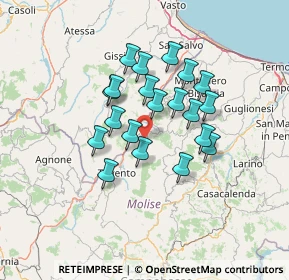 Mappa Unnamed Road, 86033 Montefalcone nel Sannio CB, Italia (11.3765)