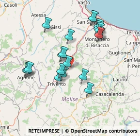 Mappa Unnamed Road, 86033 Montefalcone nel Sannio CB, Italia (14.864)