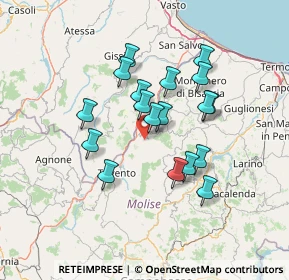 Mappa Unnamed Road, 86033 Montefalcone nel Sannio CB, Italia (12.32111)