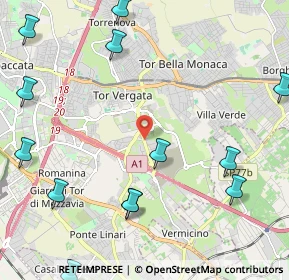 Mappa Via Michele Pantanella, 00133 Roma RM, Italia (3.13)