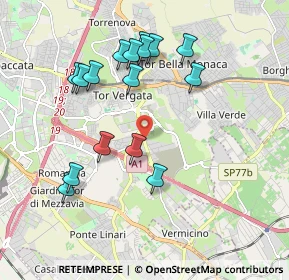 Mappa Via Michele Pantanella, 00133 Roma RM, Italia (2.02563)