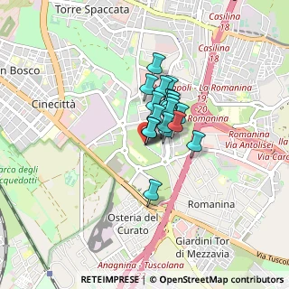 Mappa Via Stefano Oberto, 00173 Roma RM, Italia (0.474)