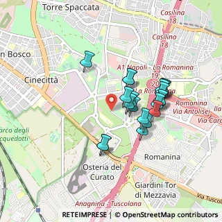 Mappa Via Stefano Oberto, 00173 Roma RM, Italia (0.765)