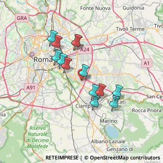 Mappa Via Stefano Oberto, 00173 Roma RM, Italia (6.65308)