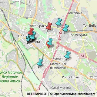 Mappa Via Stefano Oberto, 00173 Roma RM, Italia (1.843)