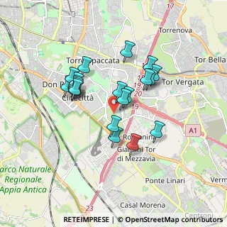 Mappa Via Stefano Oberto, 00173 Roma RM, Italia (1.554)
