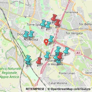 Mappa Via Stefano Oberto, 00173 Roma RM, Italia (1.91313)