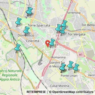 Mappa Via Stefano Oberto, 00173 Roma RM, Italia (2.61615)