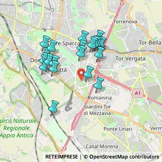 Mappa Via Stefano Oberto, 00173 Roma RM, Italia (1.816)