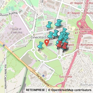 Mappa Via Stefano Oberto, 00173 Roma RM, Italia (0.3555)