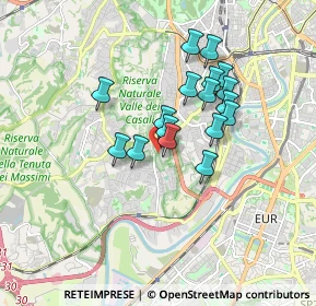 Mappa Via Monticiano, 00149 Roma RM, Italia (1.45706)