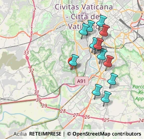Mappa Via Monticiano, 00149 Roma RM, Italia (3.78231)