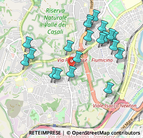 Mappa Via Monticiano, 00149 Roma RM, Italia (1.029)