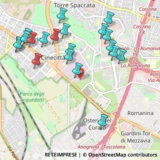 Mappa Via Giulioli Eudo, 00173 Roma RM, Italia (1.3455)