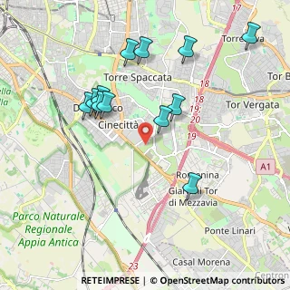 Mappa Via Eudo Giulioli, 00173 Roma RM, Italia (2.09167)