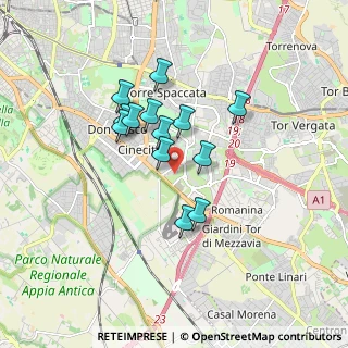 Mappa Via Eudo Giulioli, 00173 Roma RM, Italia (1.43231)