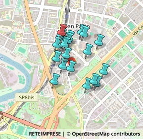 Mappa Via Oropa, 00145 Roma RM, Italia (0.34)