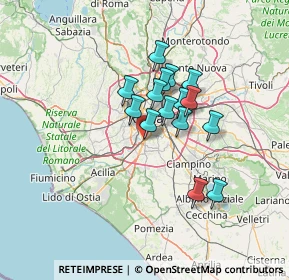 Mappa Via Oropa, 00145 Roma RM, Italia (10.496)