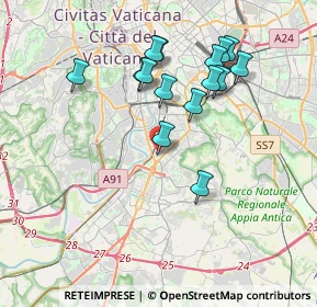 Mappa Via Oropa, 00145 Roma RM, Italia (3.808)