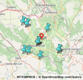 Mappa Valle di Prato Rosso, 67032 Pescasseroli AQ, Italia (12.75308)