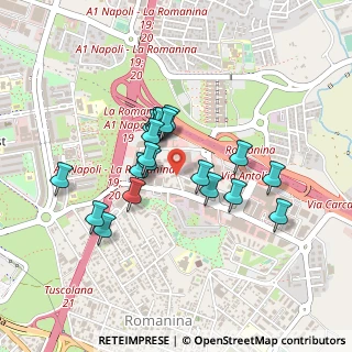 Mappa Via Tancredi Canonico, 00173 Roma RM, Italia (0.381)