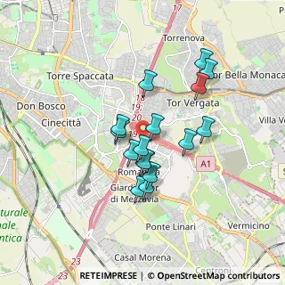 Mappa Via Tancredi Canonico, 00173 Roma RM, Italia (1.46438)