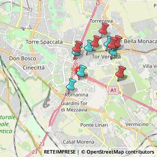 Mappa Via Tancredi Canonico, 00173 Roma RM, Italia (1.80154)