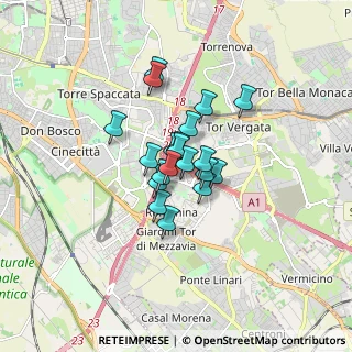Mappa Via Tancredi Canonico, 00173 Roma RM, Italia (1.041)