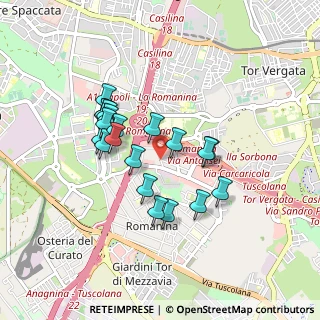 Mappa Via Tancredi Canonico, 00173 Roma RM, Italia (0.7885)