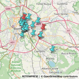 Mappa Via Tancredi Canonico, 00173 Roma RM, Italia (8.167)