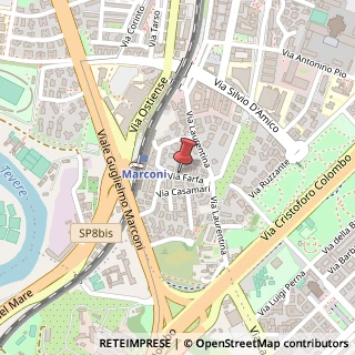 Mappa Via Farfa,  21, 00142 Roma, Roma (Lazio)