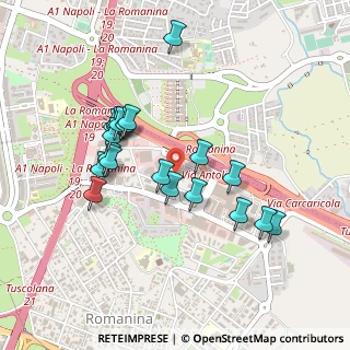 Mappa Via Emanuele Carnevale, 00173 Roma RM, Italia (0.455)