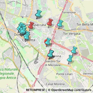 Mappa Via Ciamarra Antonio, 00173 Roma RM, Italia (2.257)