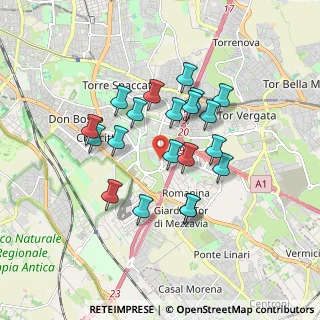 Mappa Via Ciamarra Antonio, 00173 Roma RM, Italia (1.572)