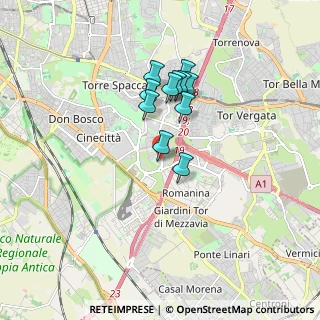Mappa Via Ciamarra Antonio, 00173 Roma RM, Italia (1.40182)