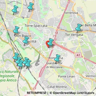 Mappa Via Ciamarra Antonio, 00173 Roma RM, Italia (2.91)