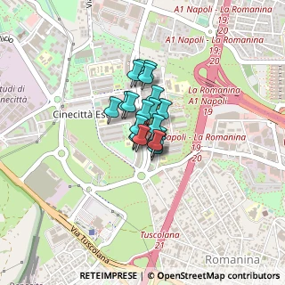Mappa Via Ciamarra Antonio, 00173 Roma RM, Italia (0.2085)