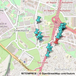 Mappa Via Ciamarra Antonio, 00173 Roma RM, Italia (0.5125)