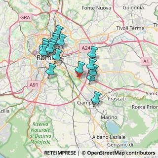 Mappa Via Filippo Caruso, 00173 Roma RM, Italia (7.01)
