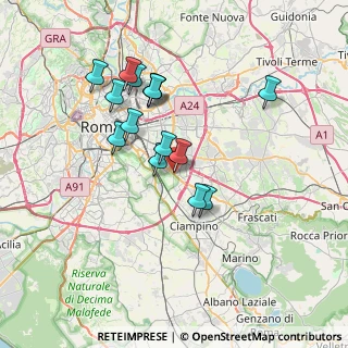 Mappa Via Filippo Caruso, 00173 Roma RM, Italia (6.758)