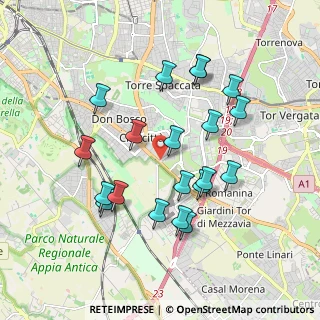 Mappa Via Filippo Caruso, 00173 Roma RM, Italia (1.914)